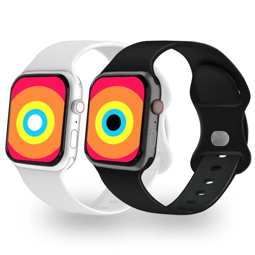 Bracelet Apple Watch en silicone étanche : le pack de 2 ultra résistant