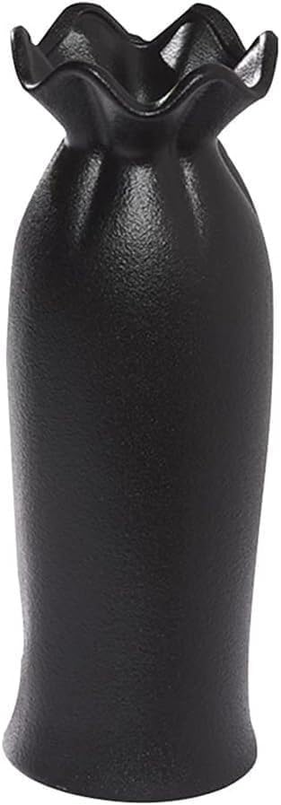 Vase en céramique noire avec coffret : cadeau idéal de mariage