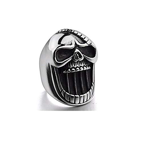 Anel de caveira punk Cabilock anel abridor de garrafa de cerveja anel de caveira para homem abridor