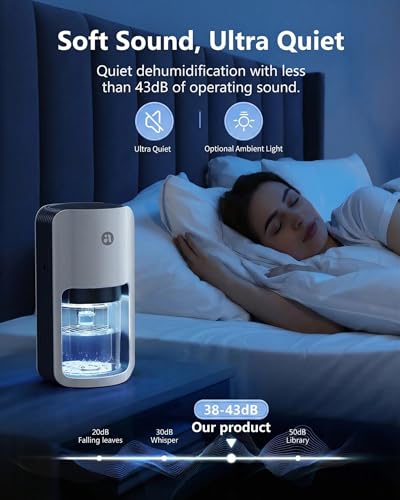 Image of avylo Small Dehumidifier for Bedroom,162 Sq.Ft 42oz with Auto Shut Off