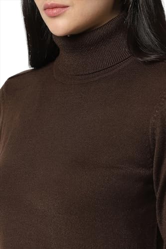 Image of Van Heusen Women's Acrylic Turtle Neck Sweater
