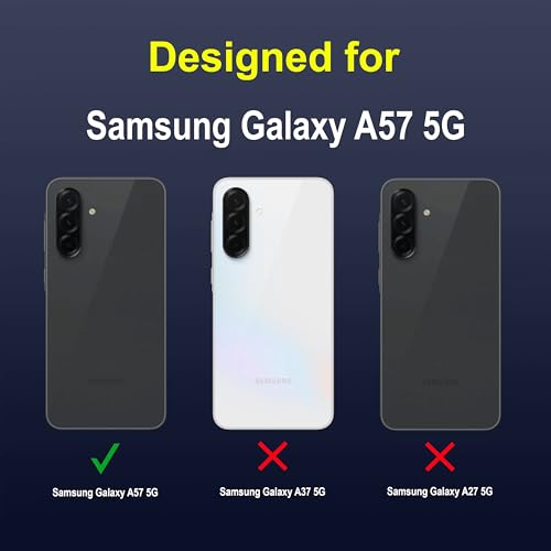 Image of Zapcase Back Case Cover for Samsung Galaxy A57 5G | Compatible for Samsung Galaxy A57 5G Back Cover | Liquid Silicon Magic Case with Camera Protection | Sapphire
