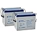 Price comparison product image Pair of 12v 80AH AGM Deep Cycle Golf Buggy Batteries