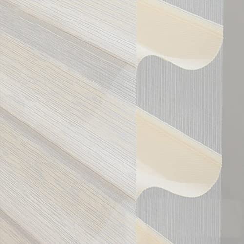 BBAUER Blind Zebra Di Giorno e Notte Cieco, Blackout Blackout Regolabili, Protezione Della Privacy/W150*H120Cm
