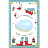 Wichtel Geschenk und Wichtel Zubehör Weihnachten - Magischem Glücksstein, Wichtel Geschenke Kinder mit Karte & Geschenkbox, Glücksbringer Für Jungen Mädchen