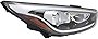 KarParts360 For Hyundai Tucson Headlight Assembly 2014 2015 Passenger Side | Halogen | HY2503185 | 921022S640