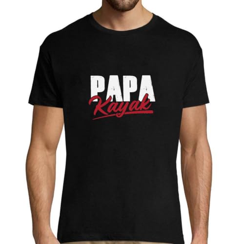 T-Shirt Homme Papa Kayak : l'excellence de l'imprimé en France pour un look soigné