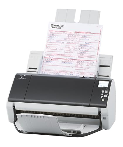 Image of Fujitsu fi-7460 Sheetfed Scanner - 600 dpi Optical - 24-bit Color - 10-bit Grayscale - 60 - 60 - Duplex Scanning - USB