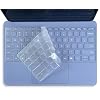 CaseBuy Premium Keyboard Cover for Microsoft Surface Laptop(2025) Copilot+ PC 13 Snapdragon X Plus, Surface Pro 2-in-1 Laptop/Tablet(2025) 12, Ultra Thin High Transparency TPU Keyboard Skin