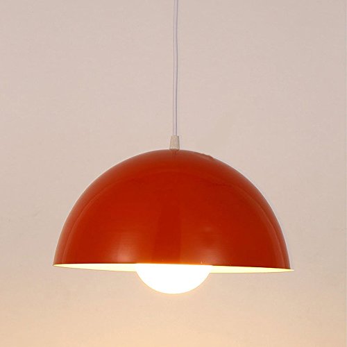 Preisvergleich Produktbild Moderne Anhänger Deckenleuchte Shade Metall Beleuchtung Esszimmer Kronleuchter Leuchtmittel rot