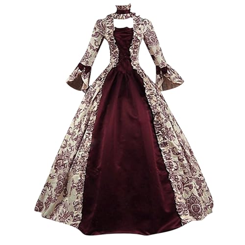 Robe de cocktail gothique mi-longue style corset pour affiner la taille