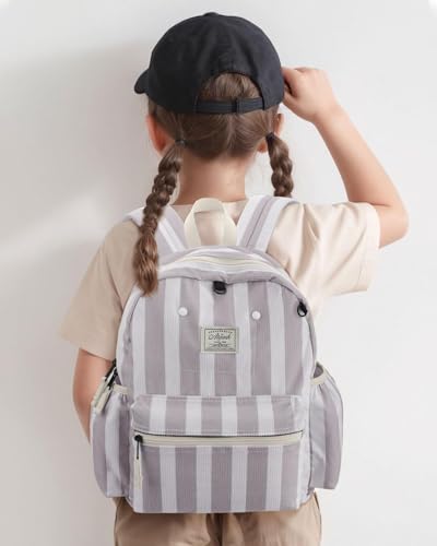 Corduroy Toddler Backpack for Boys & Girls 2-5: Cute Kids Preschool Backpack - 13.5" H Fit Folder2