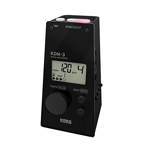 Korg KDM3BK metronomo digitale – nero