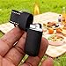 Keychain Lighter, Butane Refillable, Soft Flame, Grinding Wheel Ignition, Adjustable Flame, Compact and Portable. Gift(Black)