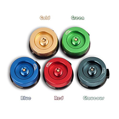 DECDEAL Adaptador de conversão de cabeça de cartucho de gás Bocal Tipo de garrafa Tipo de parafuso d