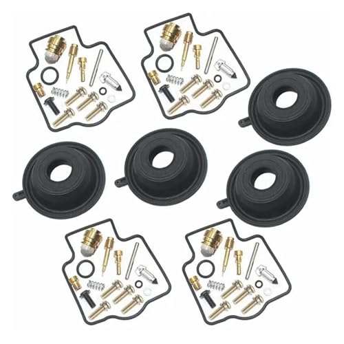Kit de réparation carburateur Kawasaki ZX6R ZX600 ZZR600 avec vis et diaphragme