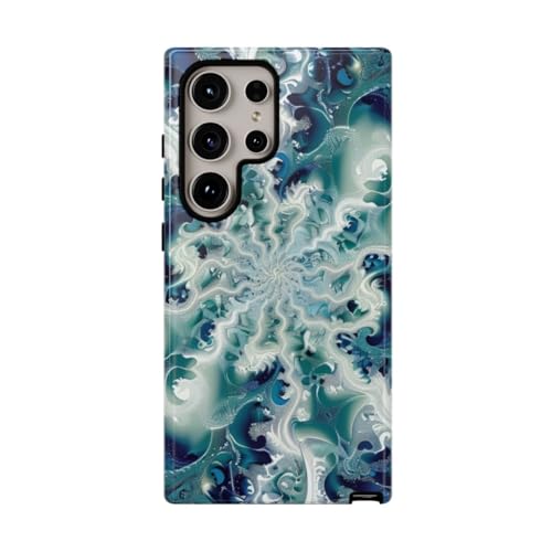 Coque Samsung S24 Ultra bleu vert coque robuste rigide compatible Galaxy S24 Ultra