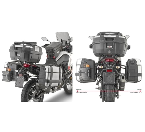 Valises E22N GIVI et support : fixez vos bagages sans risque sur Ténéré 700 World Raid