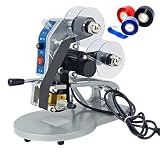 AOXHUGB Heat Printing Machine for Plastic Film - Adjustable Temperature and Speed for Date Coding and Product Marking