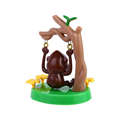 Binory Solar Powered Dancing Animals Bobble Head Cute Monkey Solar Swinging Animated Bobblehead Figures Toys Sun Catcher for Home Office Windowsill Desk,Car Dashboard and Holiday Decor and Gift - Thumbnail 3