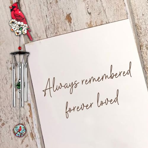 Image of ASTARIN Personalized Wind Chimes Outdoor Large Deep Tone,Large Customized Wind Chimes for Outside Tuned Relaxing Soothing Low Bass,Memorial Windchimes Sympathy for Mom Dad