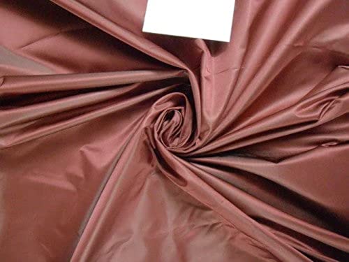 Tissu satiné néerlandais soie saumon foncé métrage couture robe 147cm