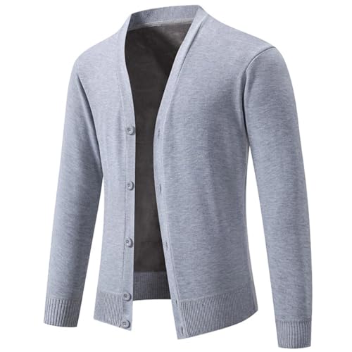 Men Cardigan Sweater Classic V-Neck Business Casual Knitwear Korean Trend Street Outfit