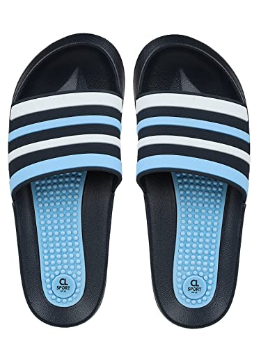 Image of Carlton London Sports Men's Cl-f-m-204 White-Black Slipper