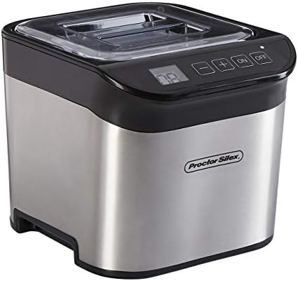 Proctor Silex 86300 Yogurt Maker 32 oz Stainless Steel (Renewed)