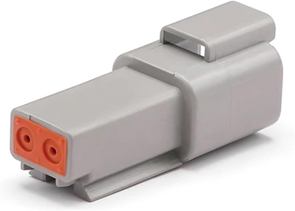 10 Sets DT Automobile Harness Male and Female Connector Butt Joint 2/3/4/6/8/12P Waterproof Socket DT04/06 Terminal(2P Male)