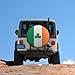 Shamrocks Clovers Ireland Flag Spare Tire Cover Wheel Protector for Car Truck Universal 32inch