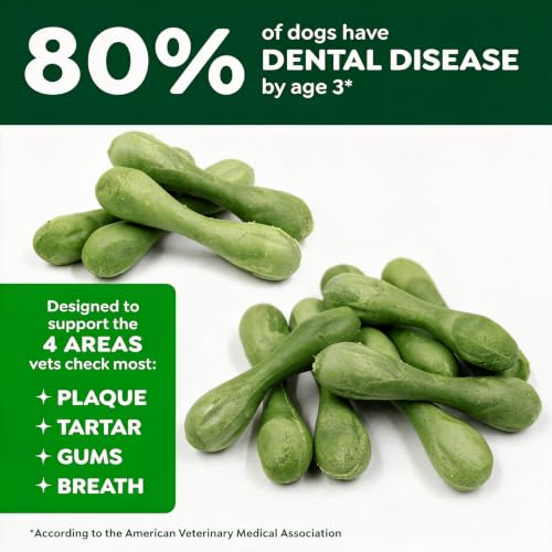 Image of Dog Dental Chews, Dog Breath Treats for All Dogs, 60 Counts