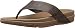 FitFlop Men's Surfer Leather Flip Flop, Chocolate Brown, 9 M US