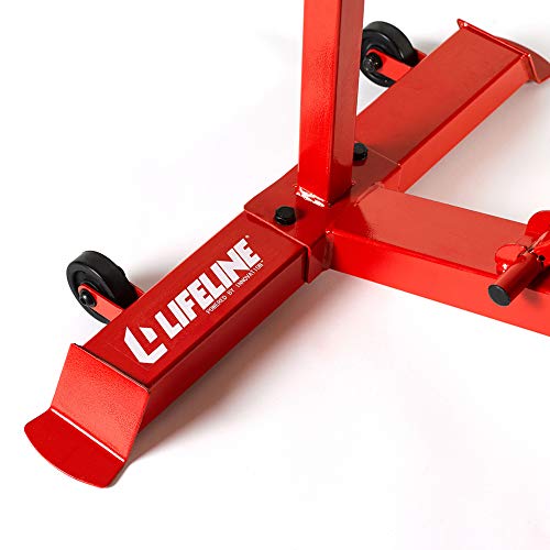 Lifeline Utility Weight Bench – Adjustable – 1,000lb Rated for Weightlifting and Strength Training, Black Bench (LLUWB-BLK)