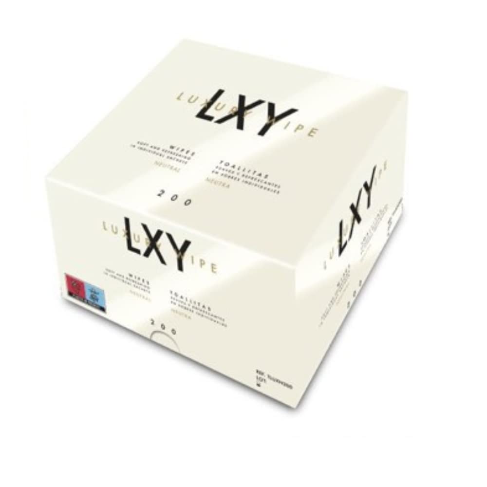 Toallitas LXY Neutra | Fabricadas en tejido sin tejer | Superficie suave microperforada, no se rompen y no dejan residuos | Pack de 200 unidades