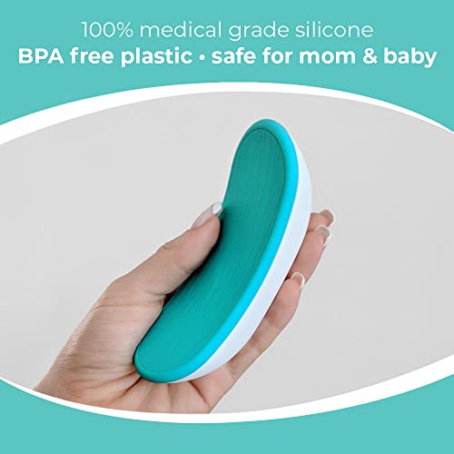 Lavie Warming Massagers 2-Pack (Pair) And Pump Strap Hands Free Pumping Bra Bundle, Massager And Breast Pump Bra Teal #TOP5