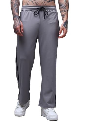 Image of Men's Loose Fit Side Tape Trackpants