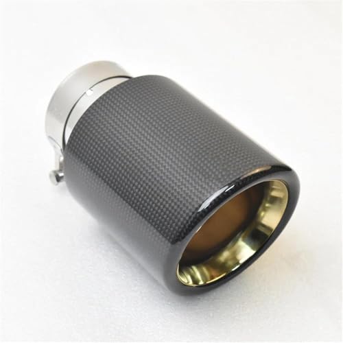 Tuyau d'échappement voiture en carbone 70mm à 101mm pour silencieux E71 E46