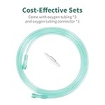 ANSNF 7Ft Oxygen Tubing, Crush Resistant High Flow Oxygen Tubing, 3 Pack Green Oxygen Tubing, Non Kinking Oxygen Tubing with Oxygen Tubing Connector - Image 2