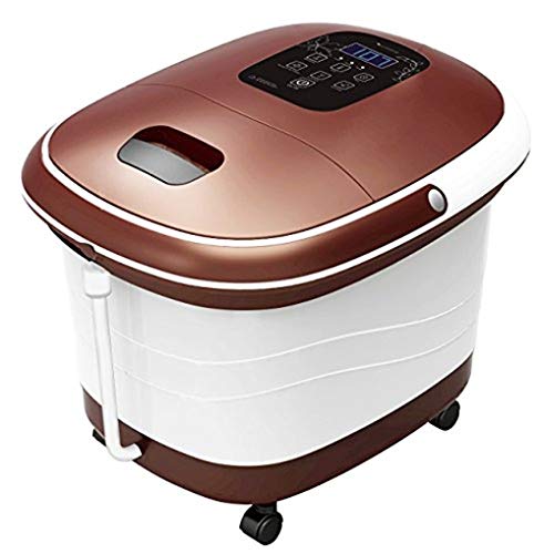 LuxorWare Foot Spa Massager, Coffee/White, 17 Pound