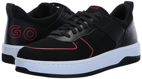 Image of Hugo Mens Back Logo Lace Up Sneakers