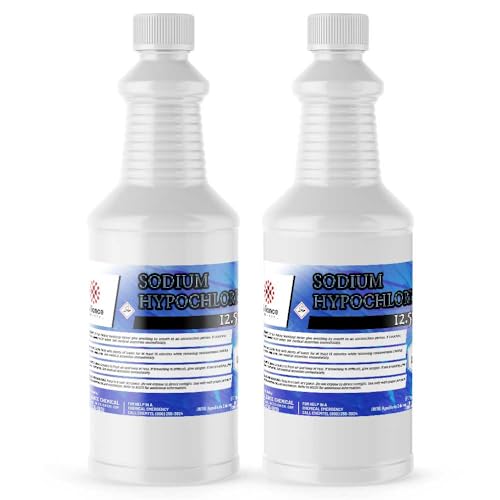 Image of Alliance Chemical Sodium Hypochlorite 12.5% Solution - 2 Quarts - High Purity for Pool Cleaning and Water Treatment