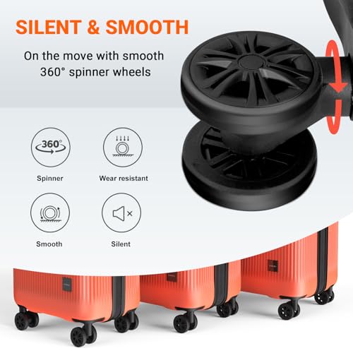 Verdi Hardside 28 Inch Luggage with Spinner Wheels - Expandable Large Suitcase3