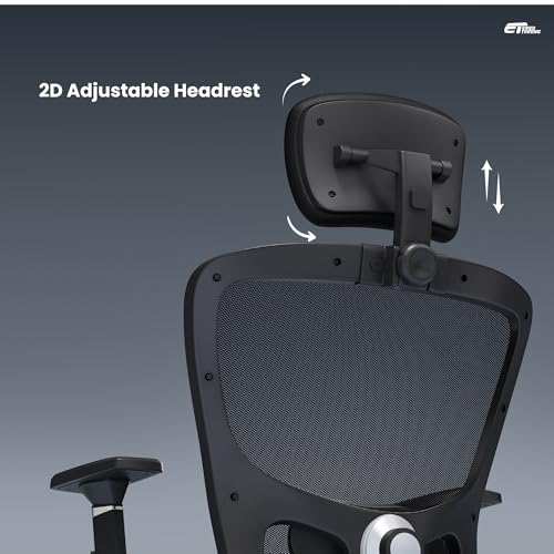 Image of Urbanova Pro Ergonomic Office Chair for Work | Multi-Lock Mechanism | 4 Year Warranty | 3D Armrest | Adjustable Lumbar (3D with 3 Position Lock)