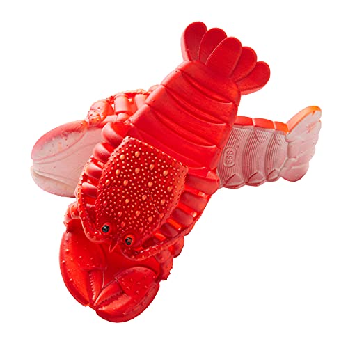 Image of JOYEAR Lobster Flip Flops - Slipper & Slide Pool Beach Shower Shoes in Deep Red