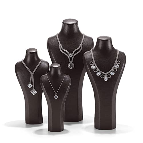Collier buste bijoux support en similicuir, le cadeau idéal pour créateurs - 6