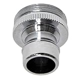 Danco, Inc. 10506 Dual Thread Dishwasher Aerator Adapter, For Use With Most Regular Size Faucets, Chrome Plated, Small,