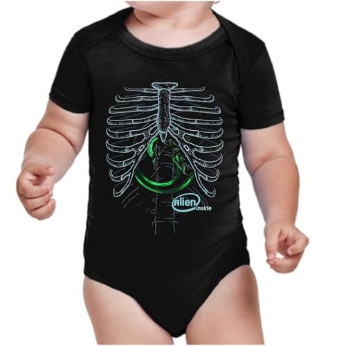 the Fan Tee Body de Bebe Peliculas Alien Horror en el Espacio Profundo 030 6 Meses
