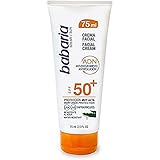 Babaria - Crema Solar Facial SPF50+ UVA-UVB e Infrarrojos, Unisex - 75 ml