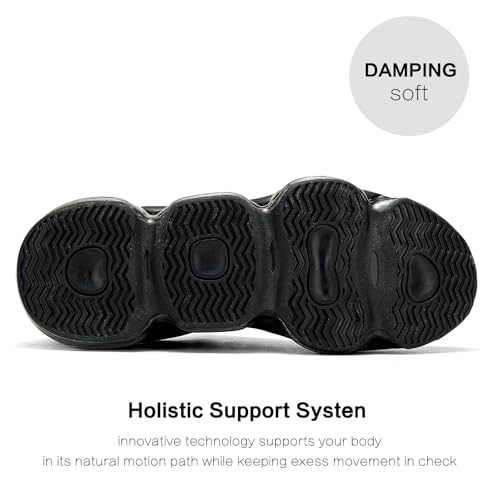 Image of Socviis Men's Air Cushion Running Shoes Breathable Tennis Fashion Sneakers Non Slip Workout Casual Sport Shoes Gym Training Comfortable Walking Shoes
